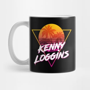 Kenny Loggins - Proud Name Retro 80s Sunset Aesthetic Design Mug
